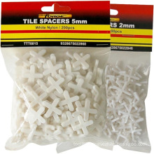 Construction Accessories Part Crossed Plastic Shape Tile Spacers White